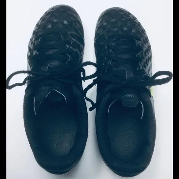 ⚽️ NIKE - OUTDOOR - BLACK &amp; VOLT YELLOW - TIEMPO LEGEND 8 - SOCCER CLEATS ⚽️