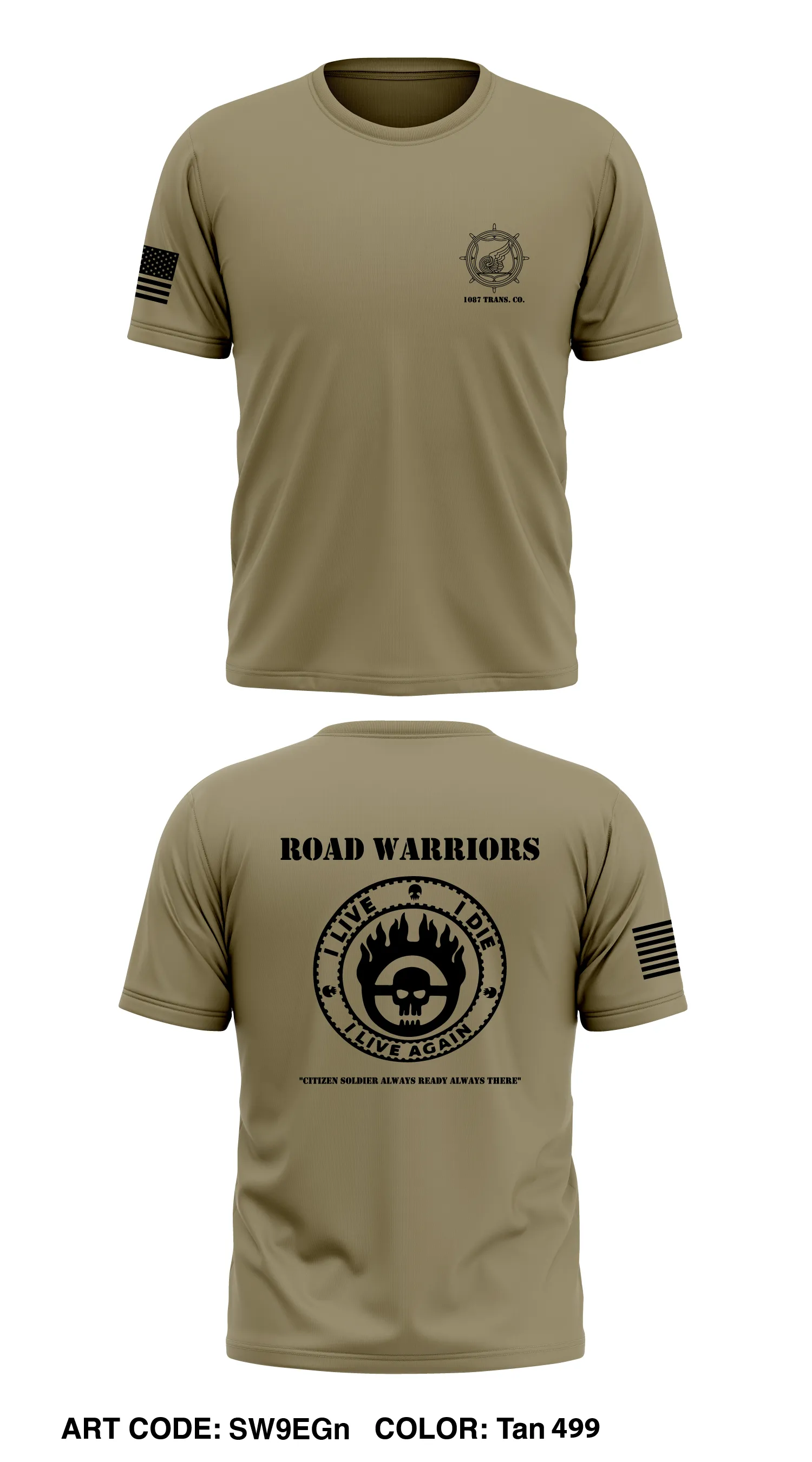 1087 Trans. Co. Store 1 Core Men's SS Performance Tee - SW9EGn