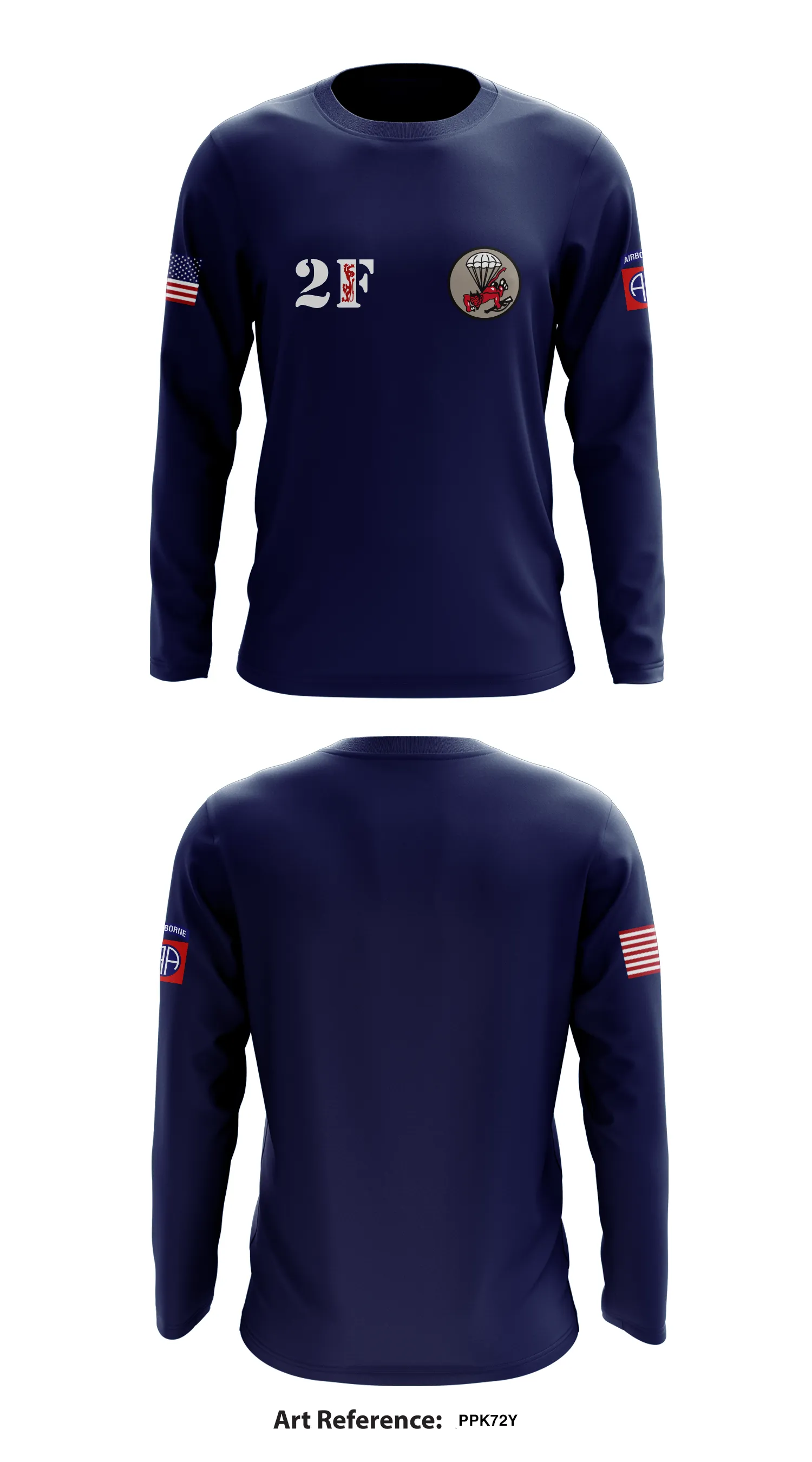 2 / 508th PIR Store 1 Core Men's LS Performance Tee - PPk72y