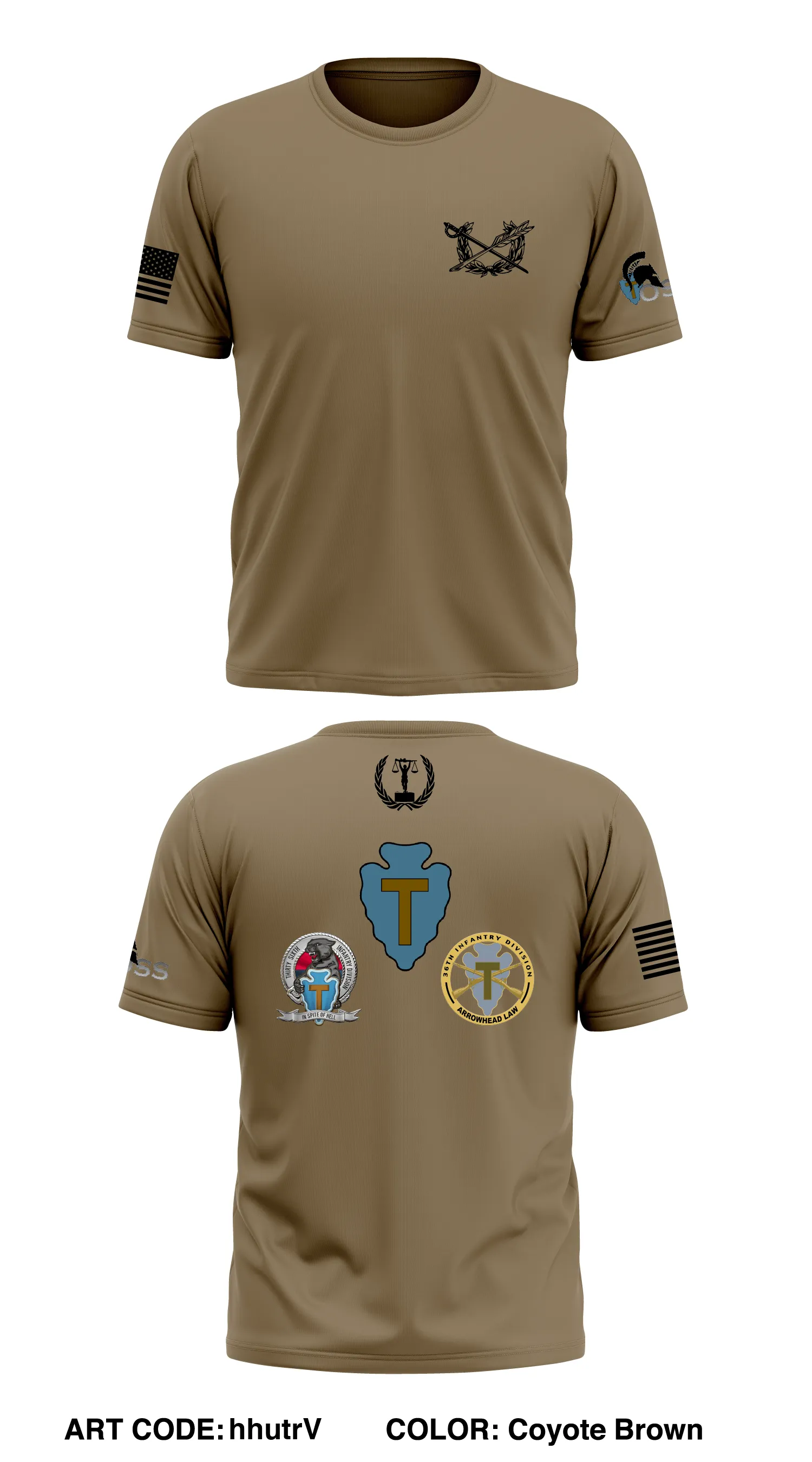 36TH Infantry Division  Store 1 Core Men's SS Performance Tee - hhutrV