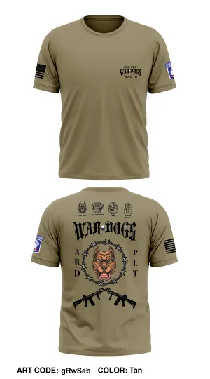 3PLT, A Co 54th BEB 173rd IBCT Core Men's SS Performance Tee - gRwSab