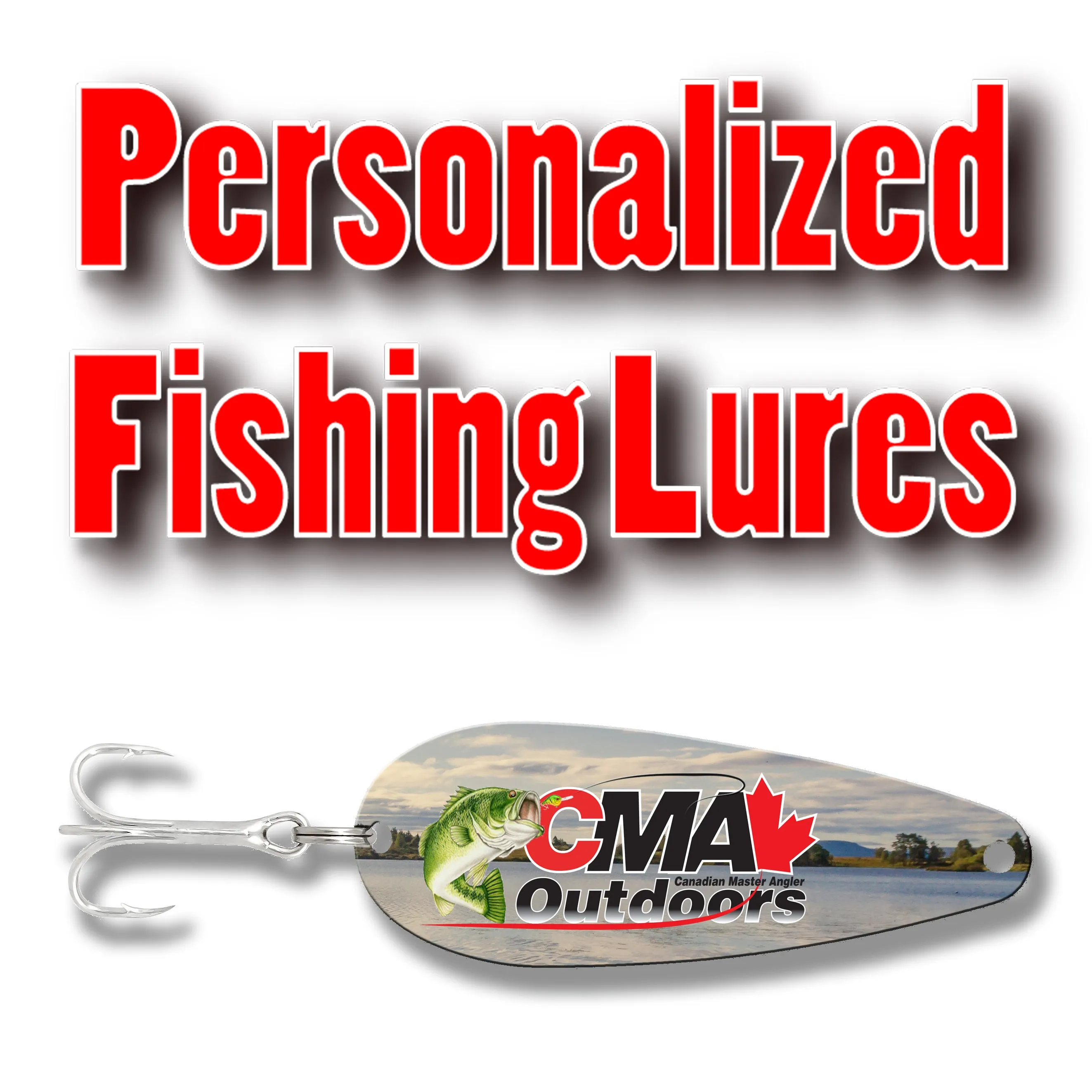 50 Promotional Fishing Lures - Personalized