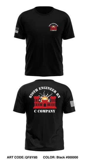 820th Engineer BN C company  Store 1 Core Men's SS Performance Tee - QF8Y9B