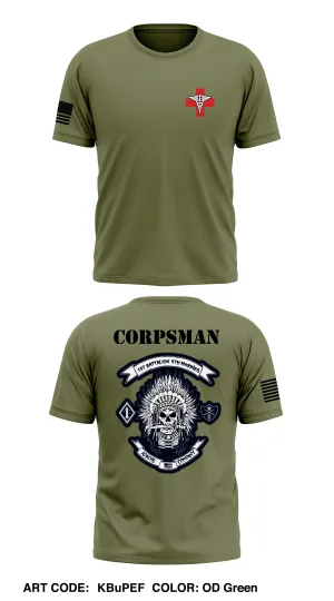 A Co, 1BN,5th marines Core Men's SS Performance Tee - KBuPEF