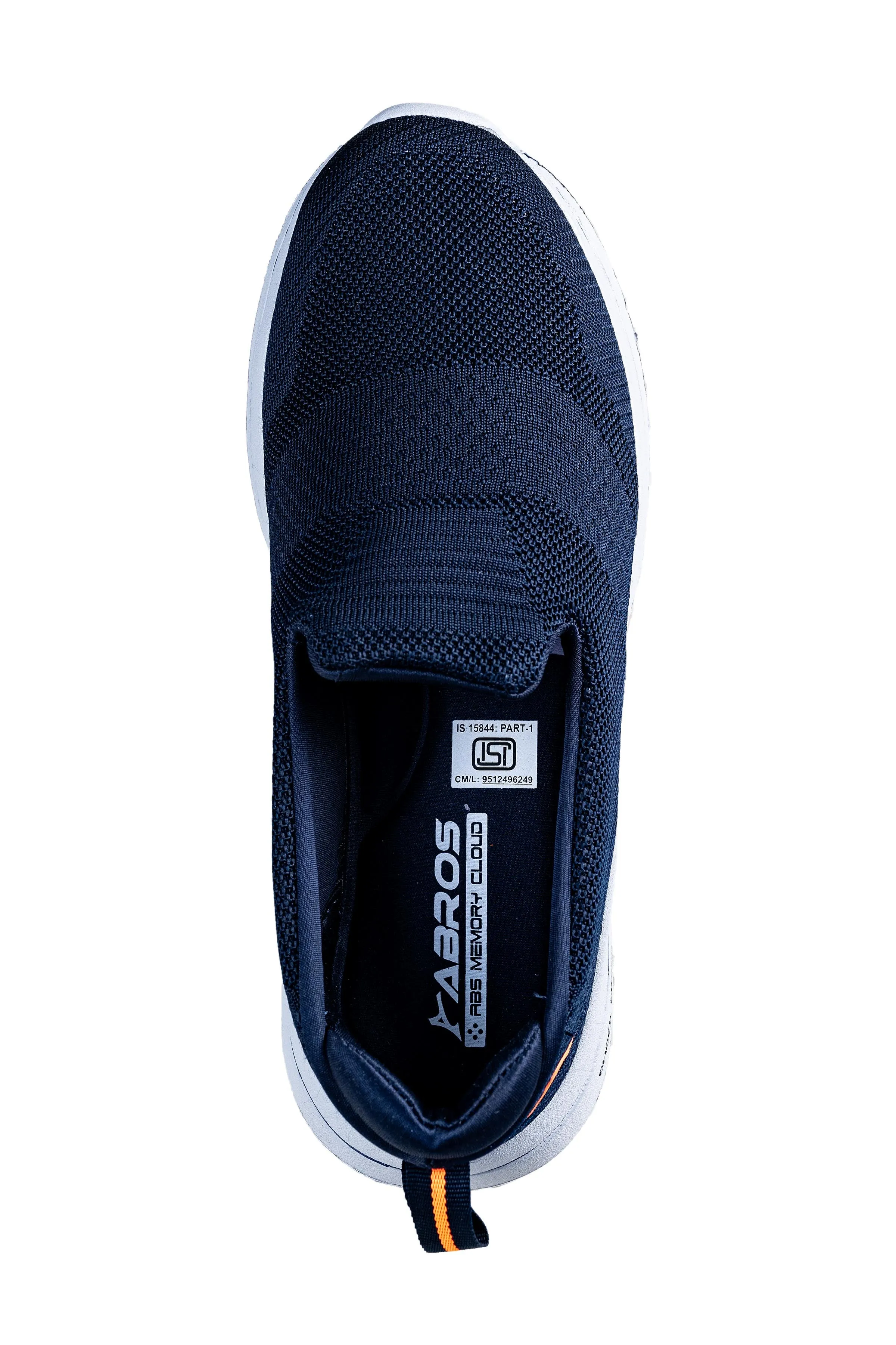Abros Gents Navy / F. Orange Sports Shoe