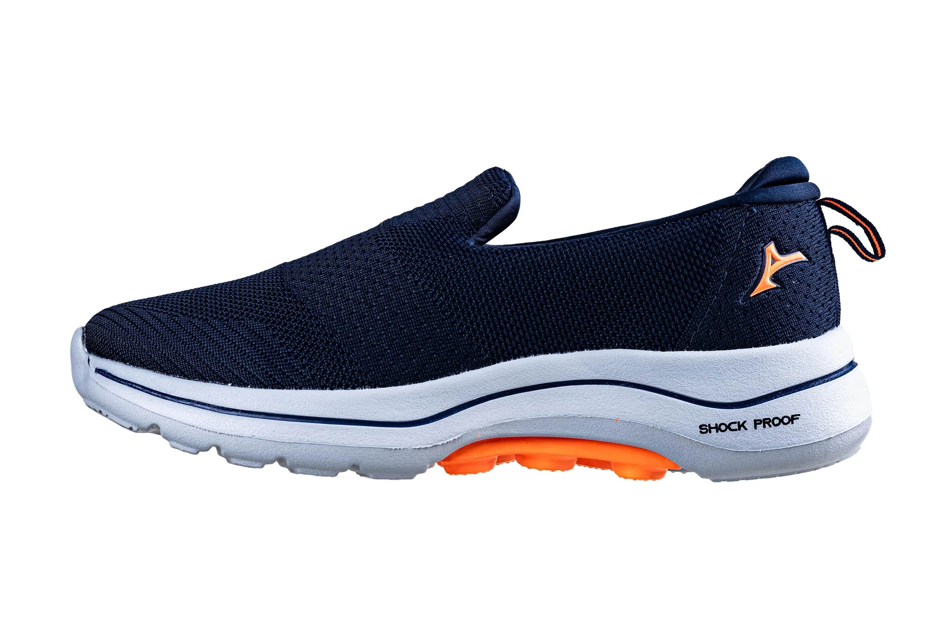Abros Gents Navy / F. Orange Sports Shoe