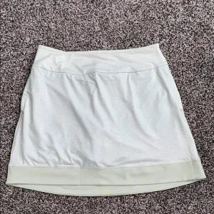 ADIDAS Light Mint Green &amp; White Pattern Athletic Tennis Golf Skirt NWT
