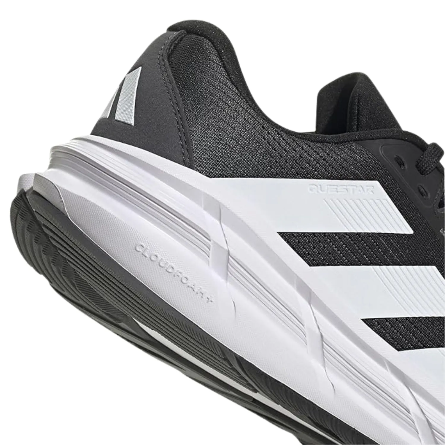 Adidas Questar 3 Men’s Running Shoes – Lightweight Cushioned Trainers with Breathable Mesh & High-Grip Sole