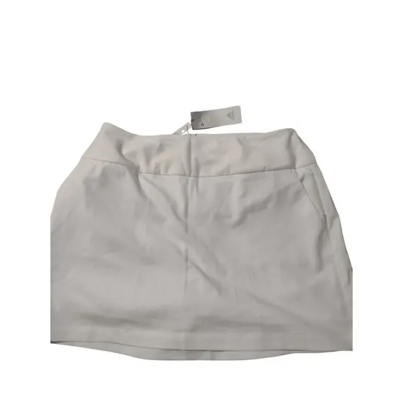 Adidas White Golf Tennis Skort Large Preppy County Club Eco-friendly Athletic