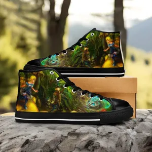 Alice in Wonderland Shoes High Top Sneakers for Kids and Adults