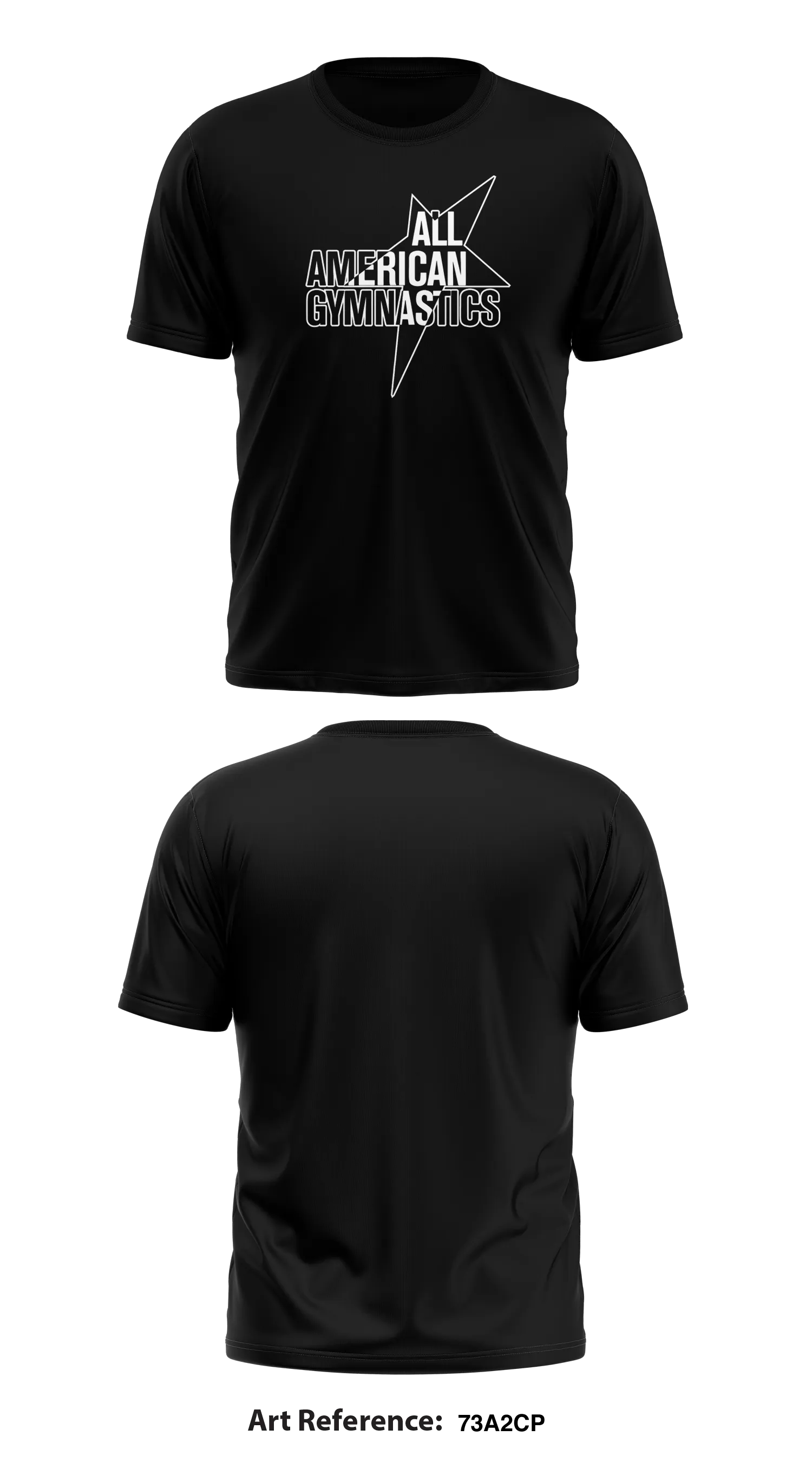 All American Gymnastics Store 1 Core Men's SS Performance Tee - 73A2cp