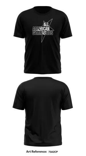 All American Gymnastics Store 1 Core Men's SS Performance Tee - 73A2cp