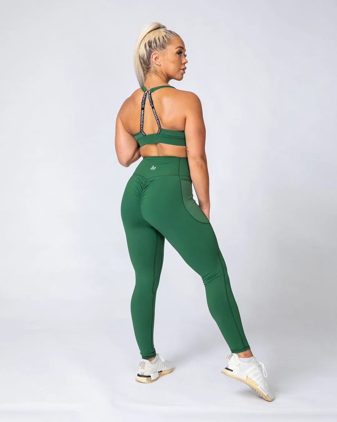 AMRAP Ankle Length Leggings - Fir Green