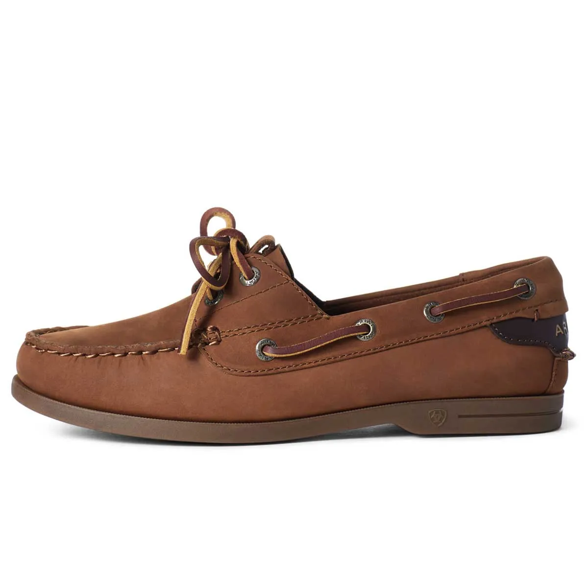 ARIAT Antigua Deck Shoes - Womens - Walnut