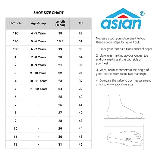 ASIAN Men's Cosko Running,Walking,Gym,Training Shoes (Brown, Numeric_2)