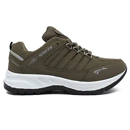 ASIAN Men's Cosko Running,Walking,Gym,Training Shoes (Brown, Numeric_2)