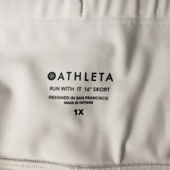 Athleta Run With It 16&quot; Tennis Golf Gym Volley/Softball Athletic Skort 1X