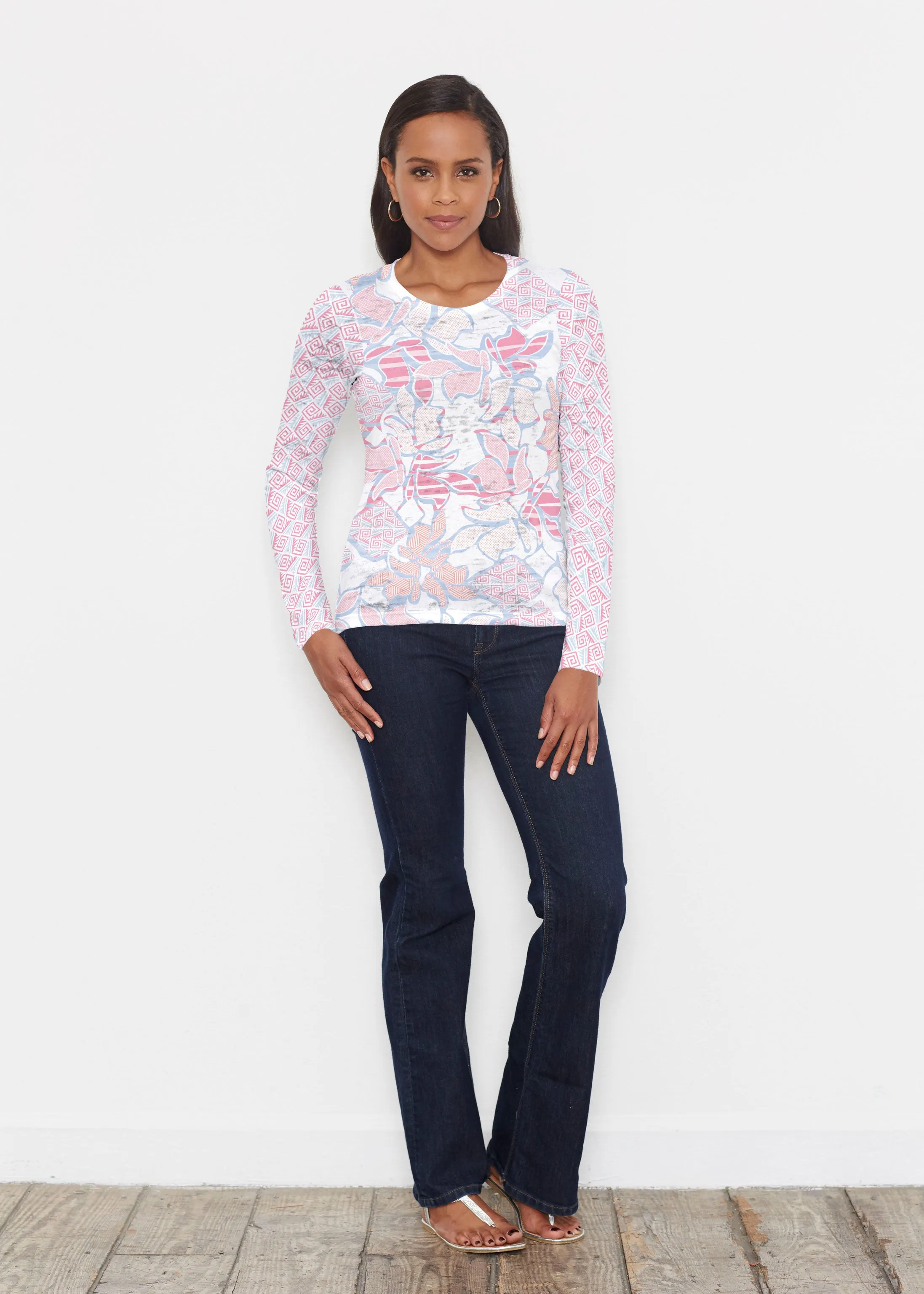 Aztek Sail Peri (8116) ~ Signature Long Sleeve Crew Shirt