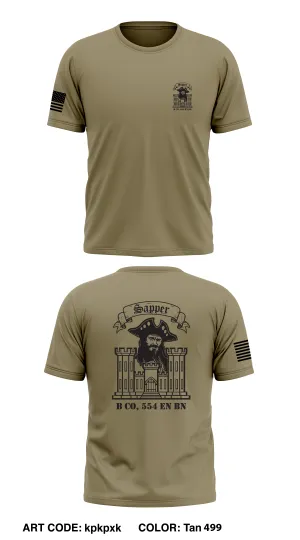 B Co, 554 EN BN Store 1 Core Men's SS Performance Tee - kpkpxk