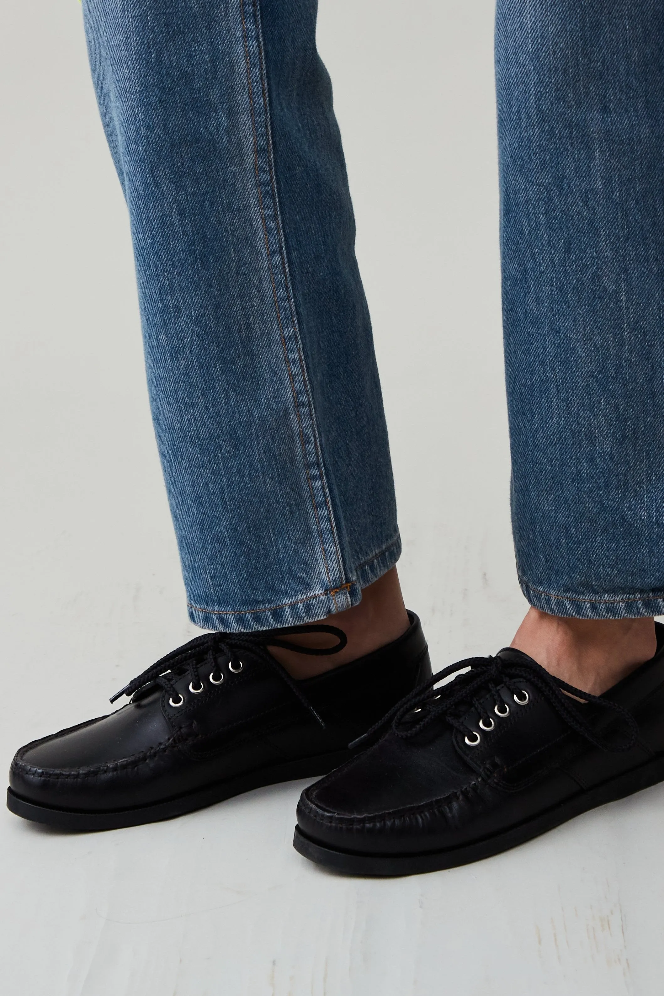 BAXTER BOAT SHOE | BLACK SADDLE LEATHER