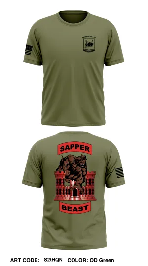 BEAST CO 4/64AR Store 1 Core Men's SS Performance Tee - S2tHQN