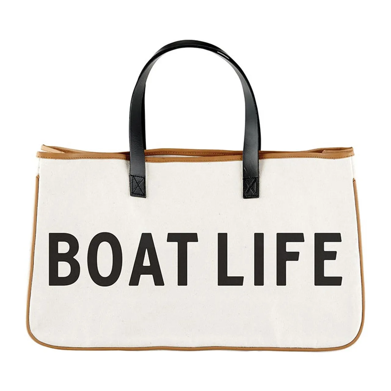 Boat Life Canvas Tote