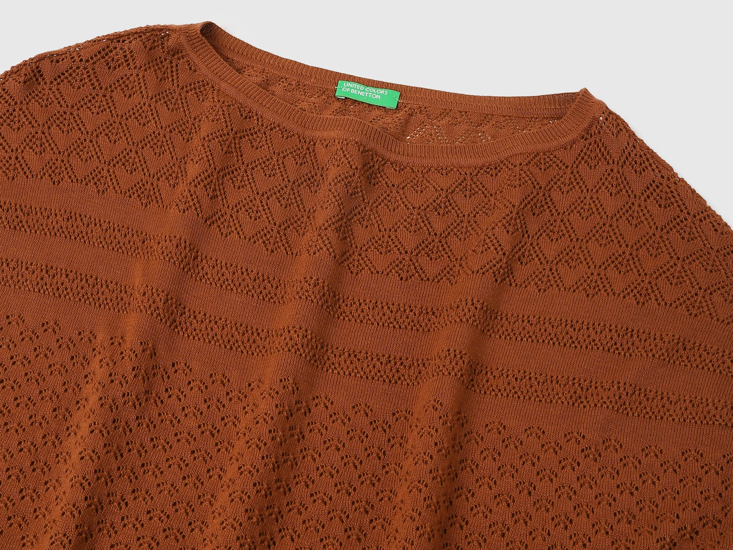Boat Neck Textured Top