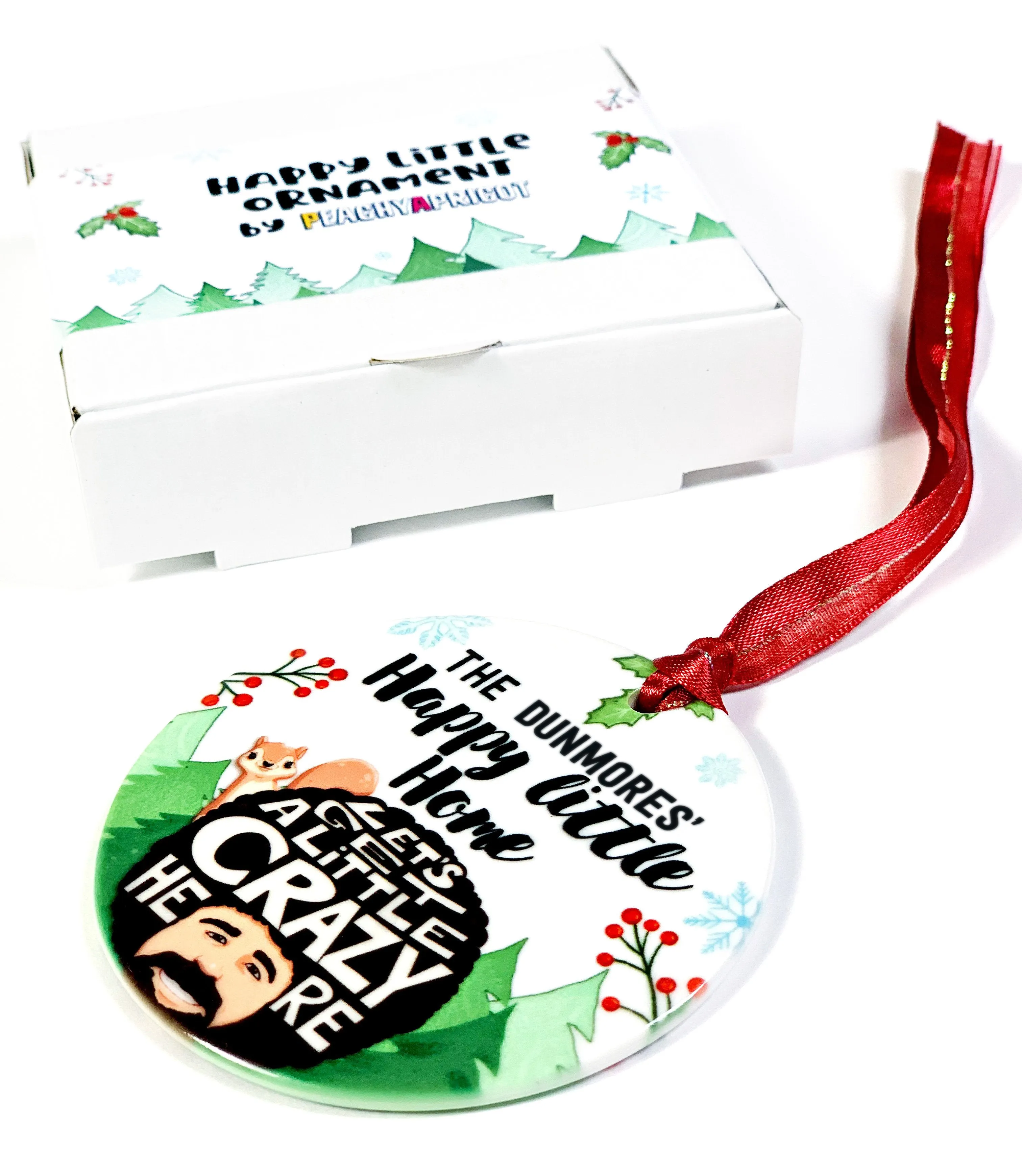 Bob Ross Custom Ornament