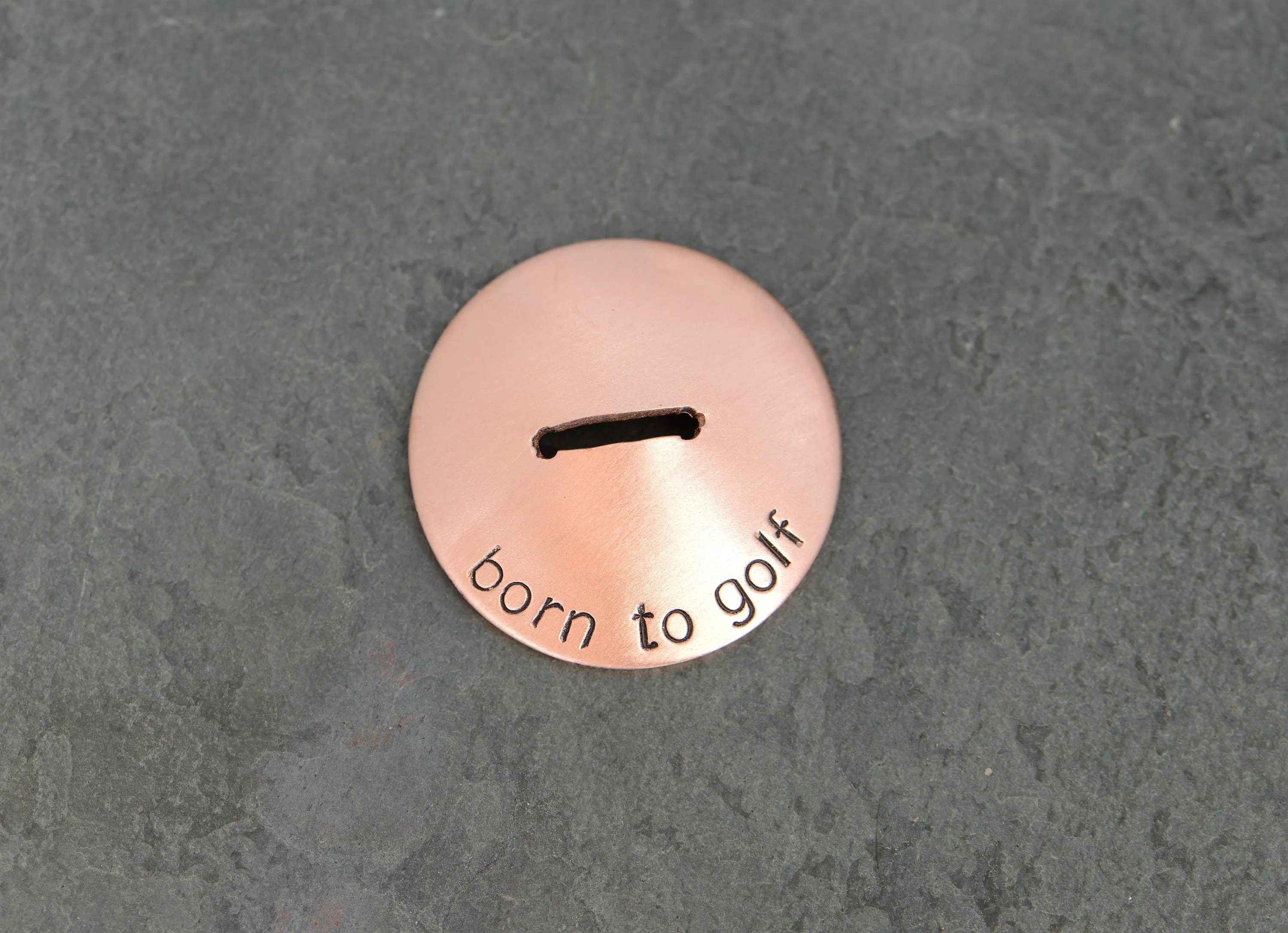 Born to Golf - Golf Ball Marker and Stand