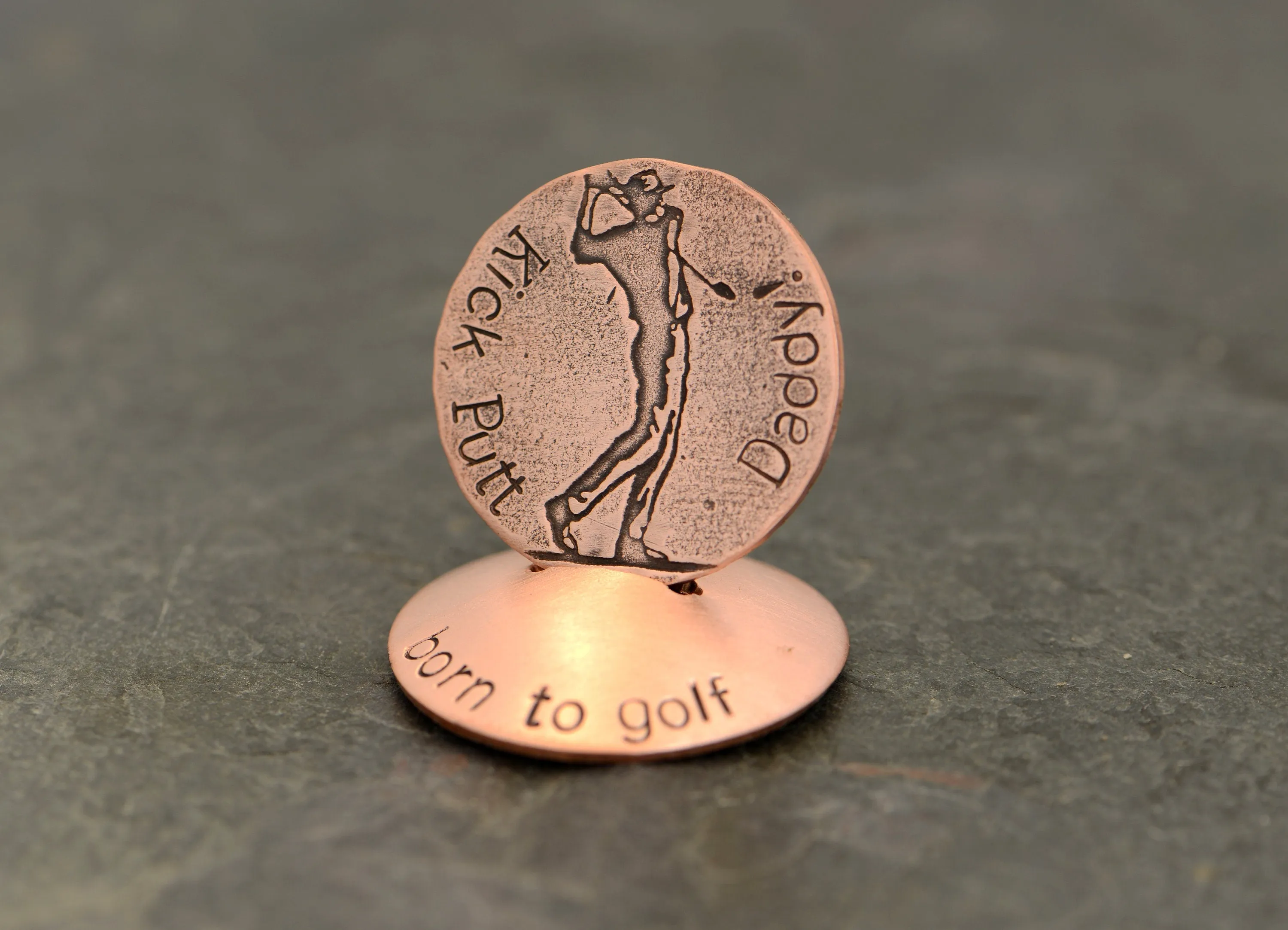 Born to Golf - Golf Ball Marker and Stand