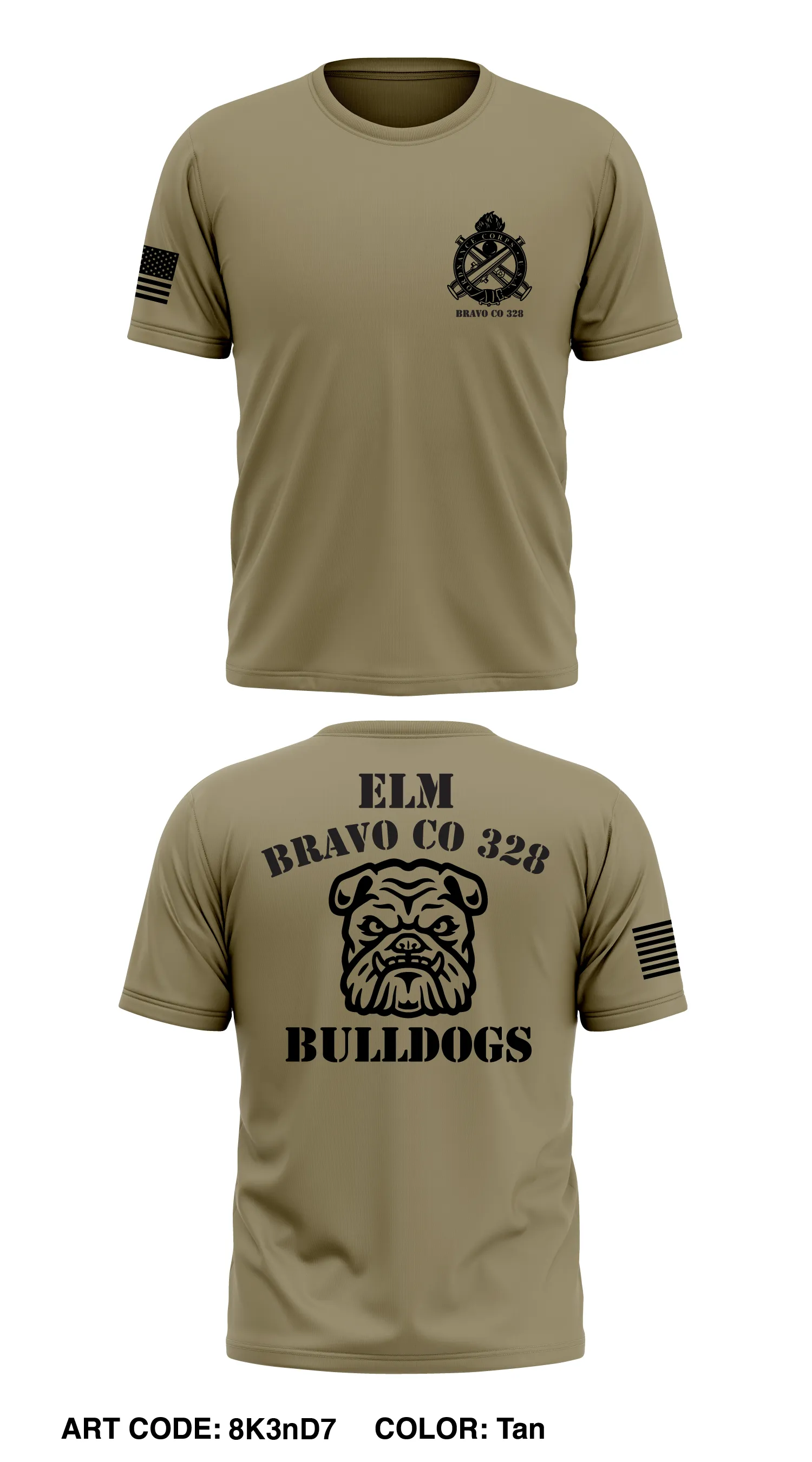 Bravo Co 328 Store 1 Core Men's SS Performance Tee - 8K3nD7