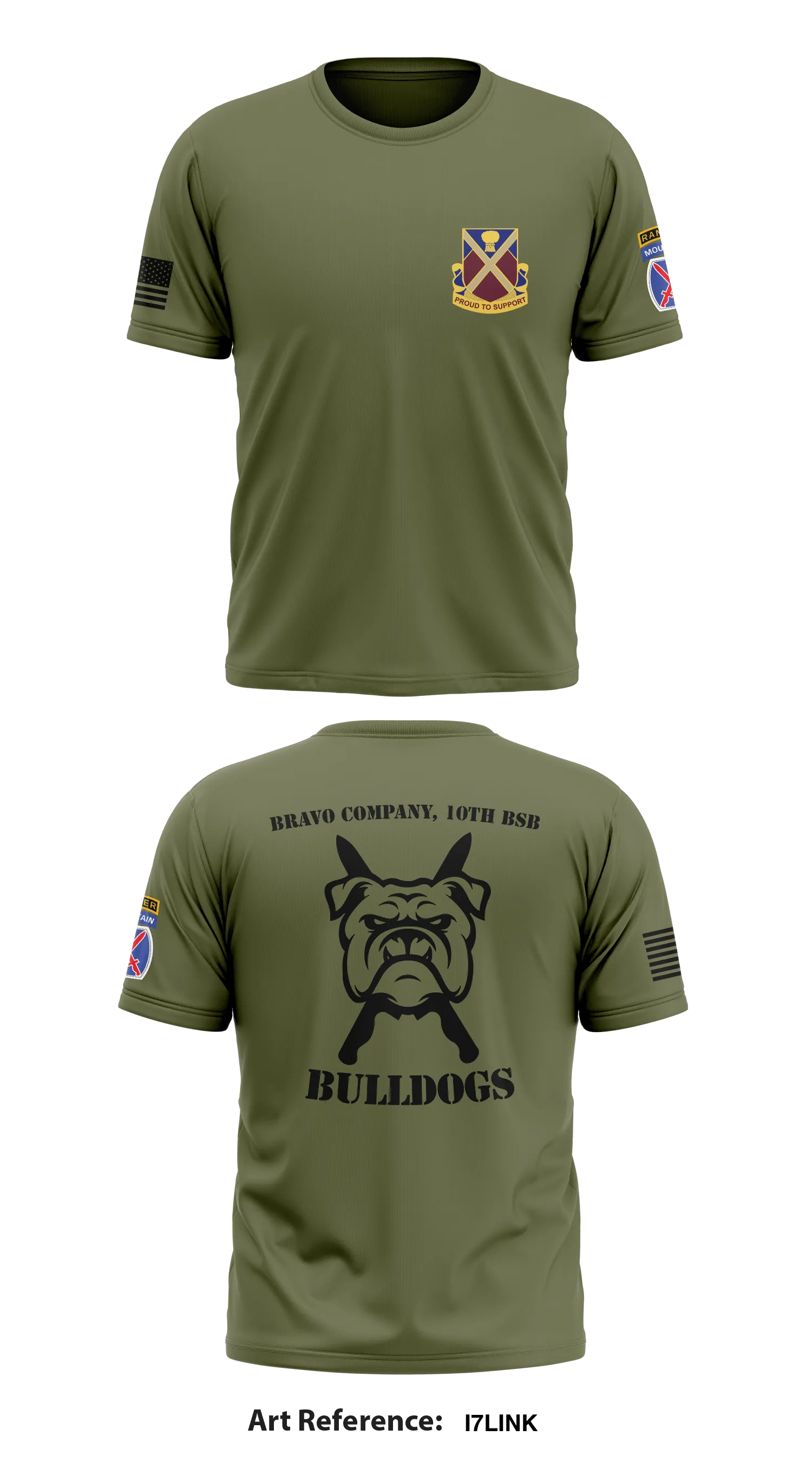 Bravo Company, 10th BSB Store 1 Core Men's SS Performance Tee - i7LInK
