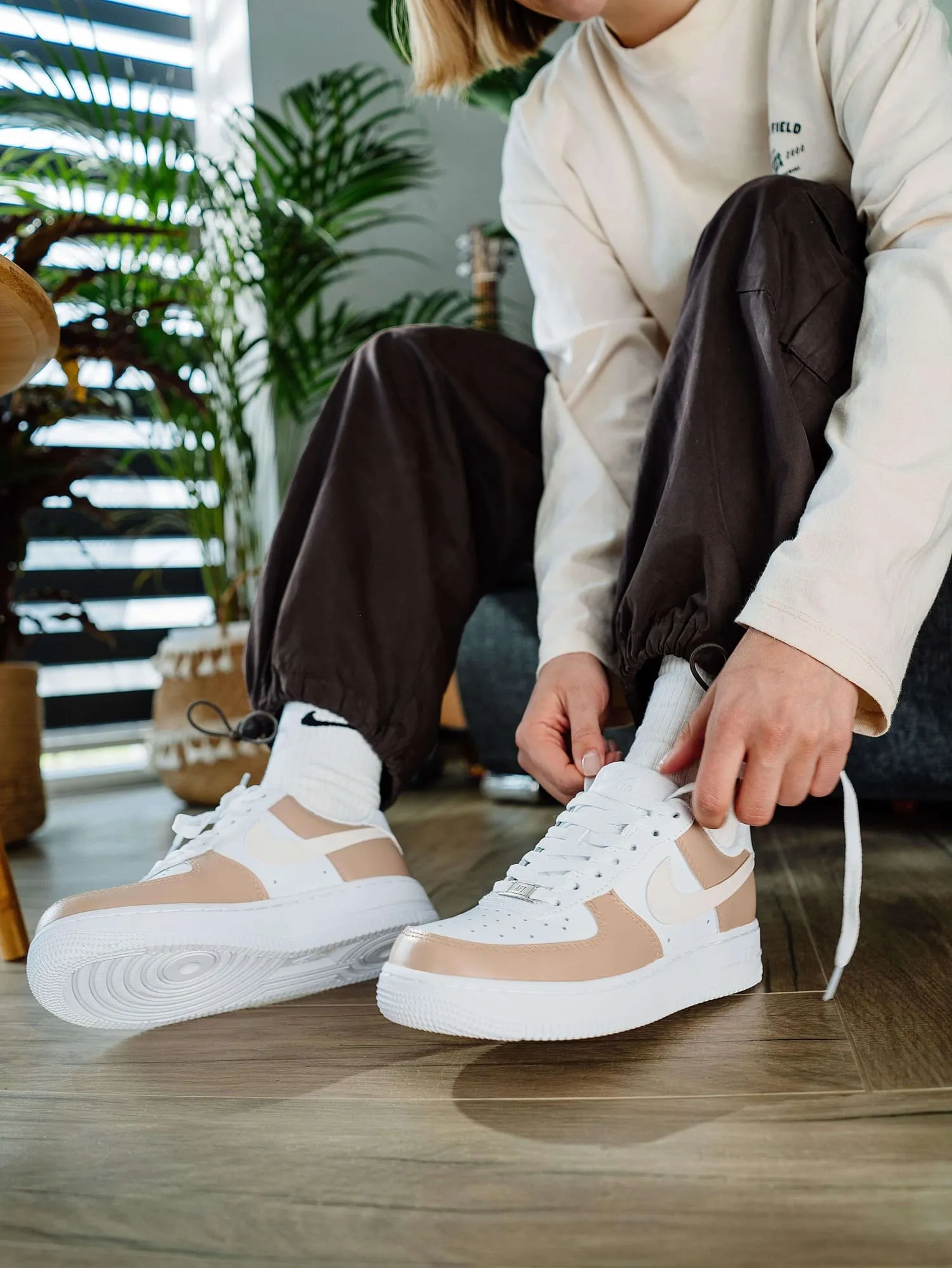 Brown  Air Force 1 Custom