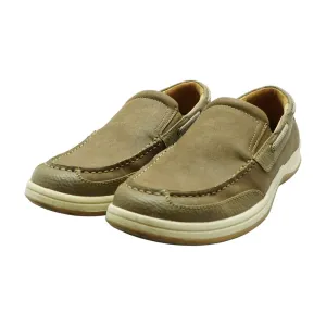 Brown Leather Boat Shoes