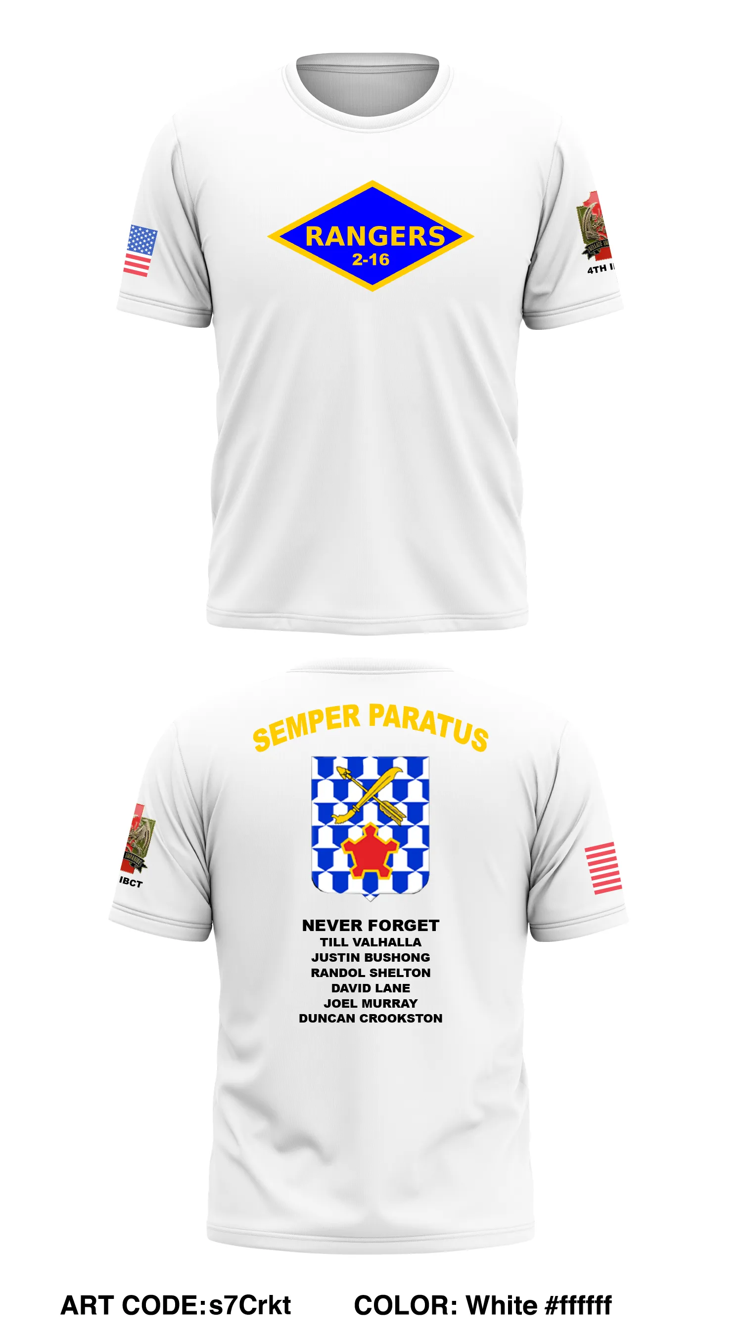 C Co, 2-16 rangers  Store 1 Core Men's SS Performance Tee - s7Crkt