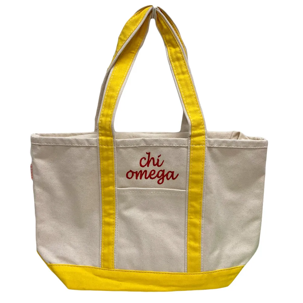Canvas Boat Tote - Sorority