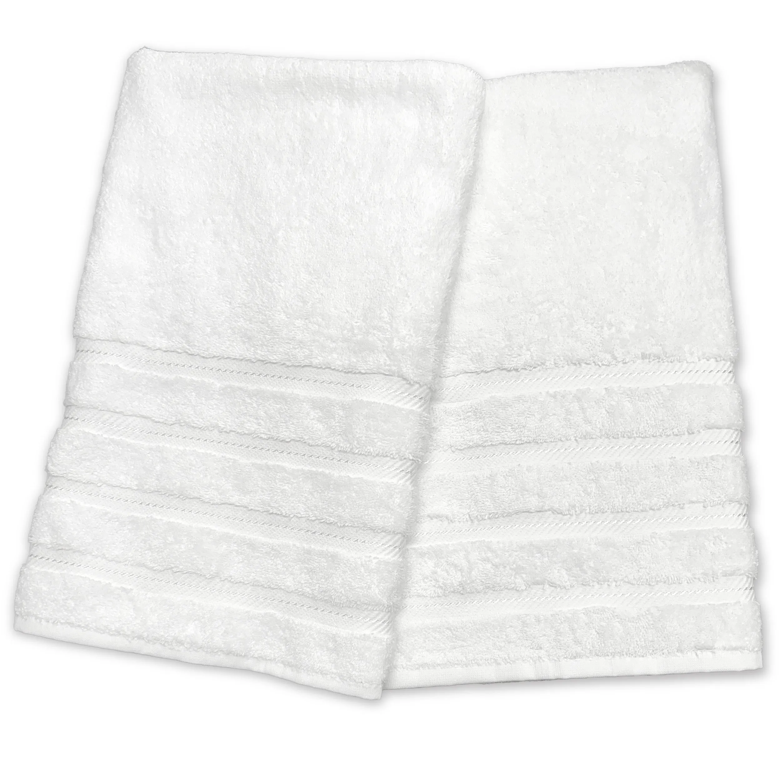 Cardinal on Branch Turkish Luxury Bath Towel - White - Set of 2