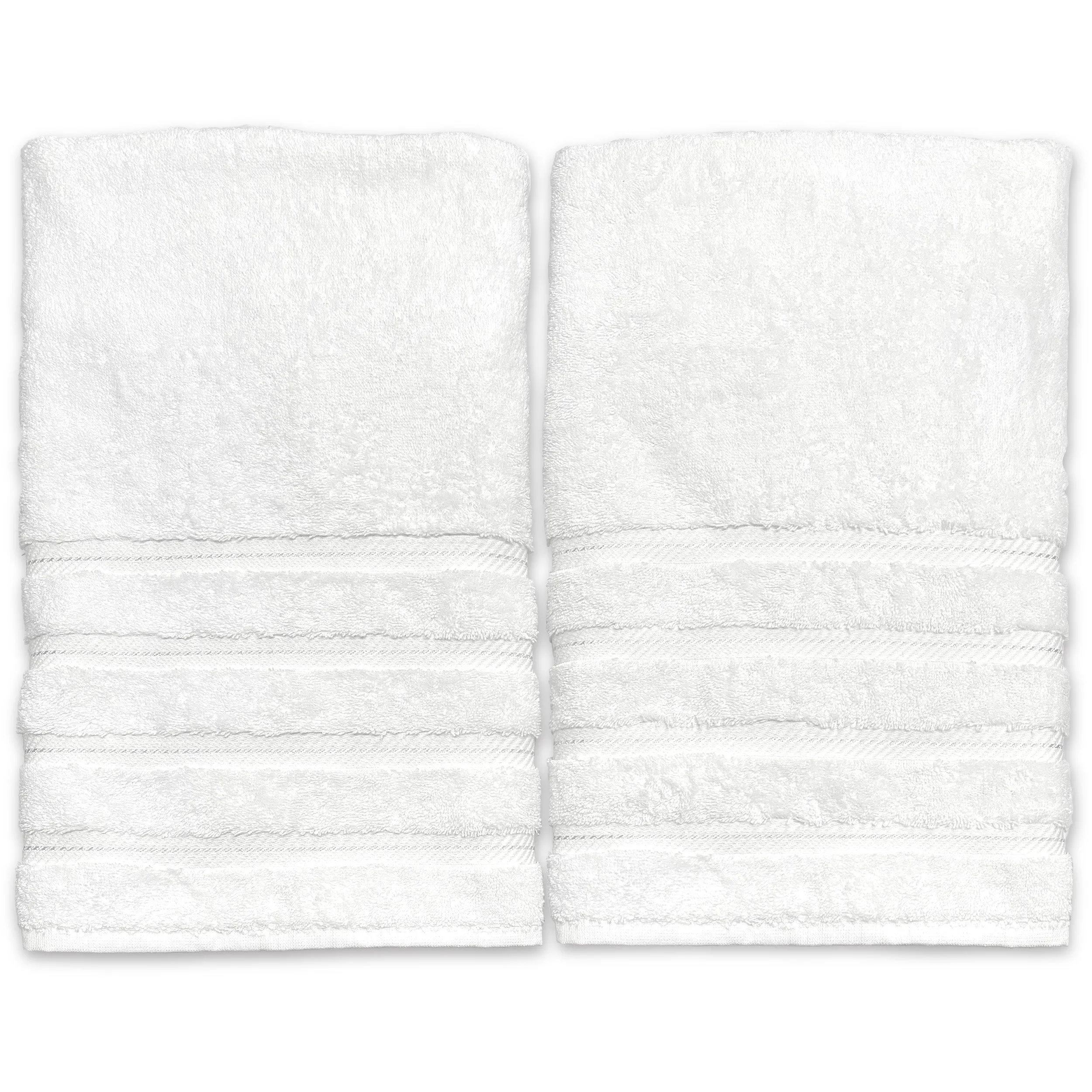 Cardinal on Branch Turkish Luxury Bath Towel - White - Set of 2