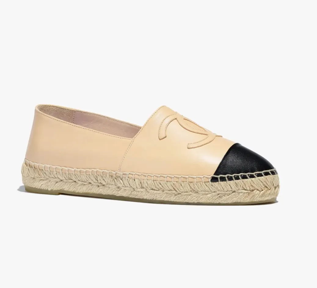 Chanel Leather Espadrille