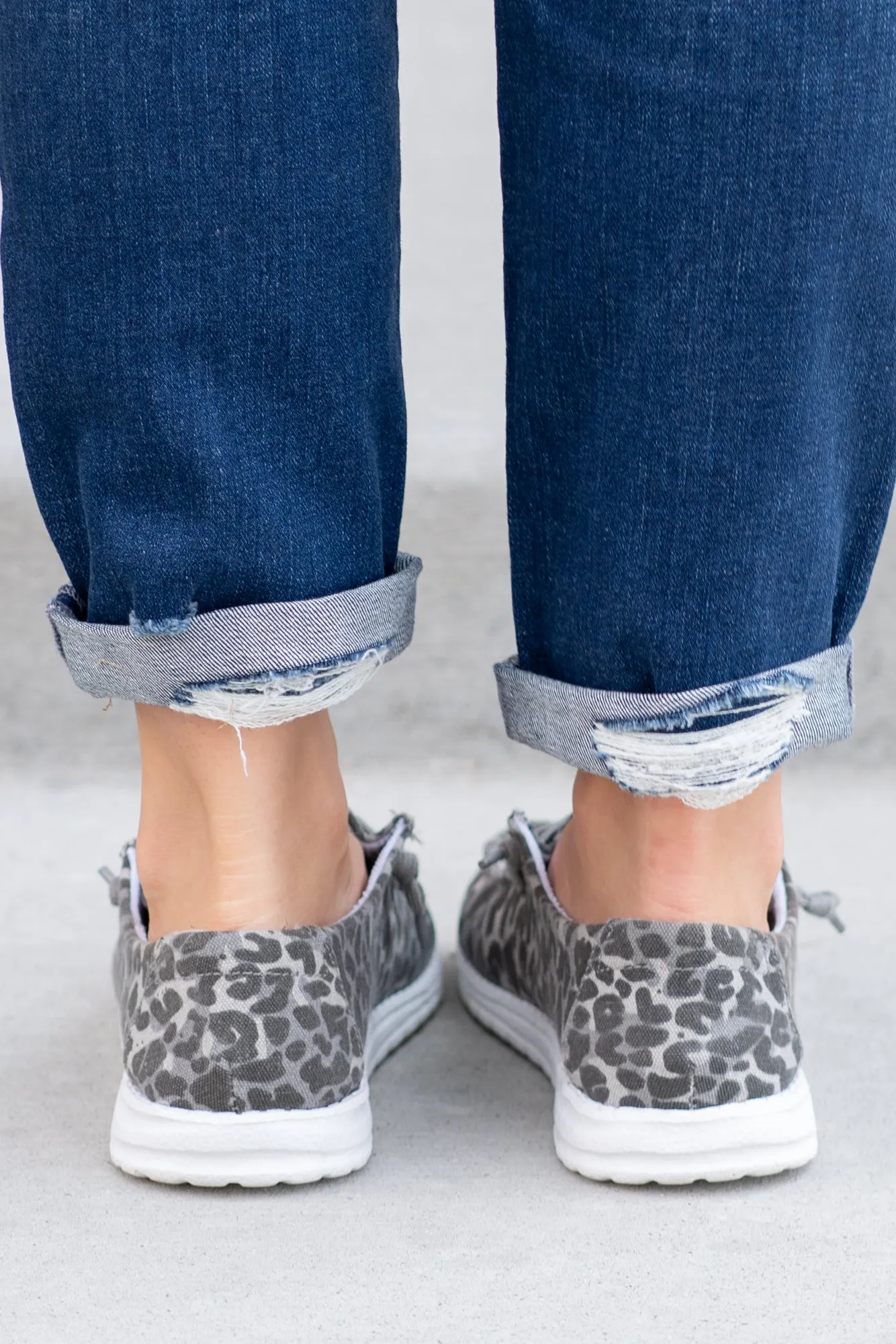 Cheetah 2 Boat Shoes - Grey
