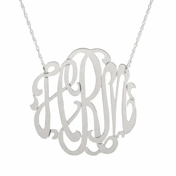 Cheshire Handcut Monogram Necklace (WS)