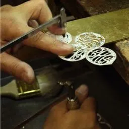 Cheshire Handcut Monogram Necklace (WS)