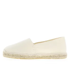 Classic Pale White Espadrilles | Hand-Sewn & 100% Made in France