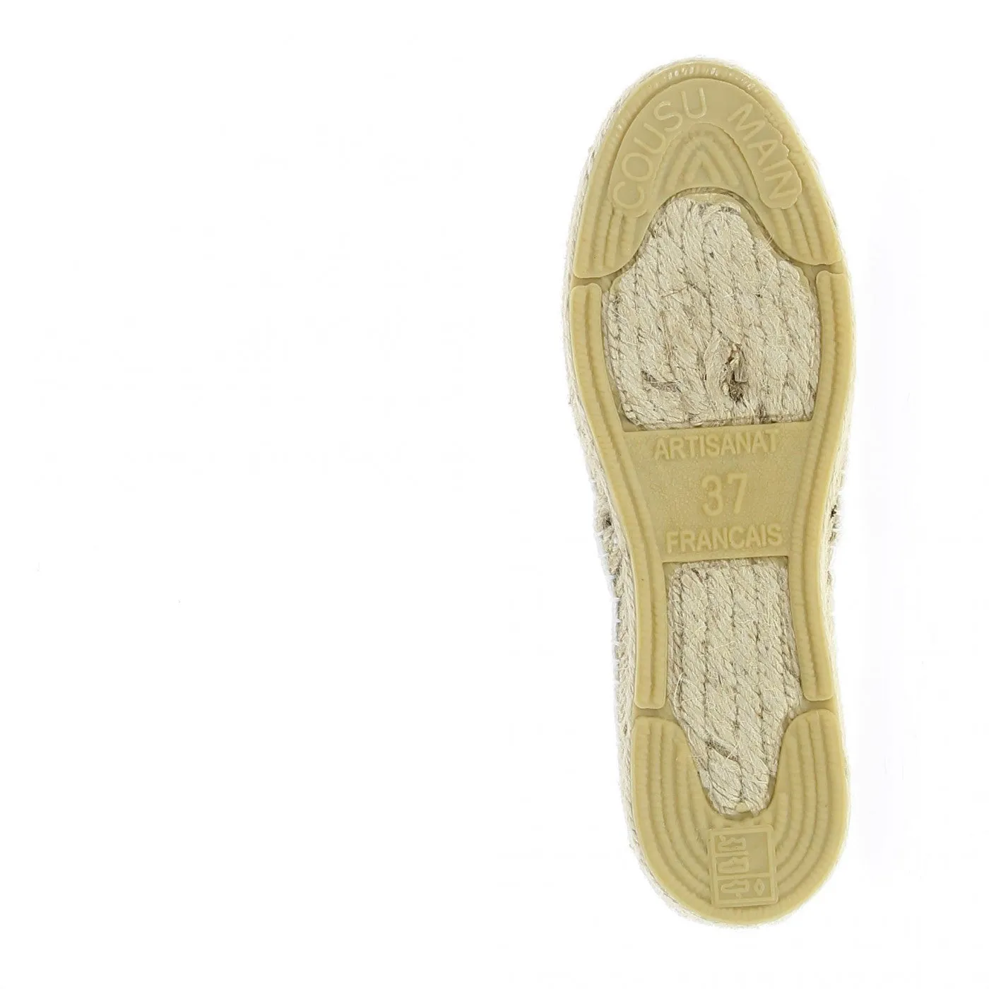 Classic Pale White Espadrilles | Hand-Sewn & 100% Made in France