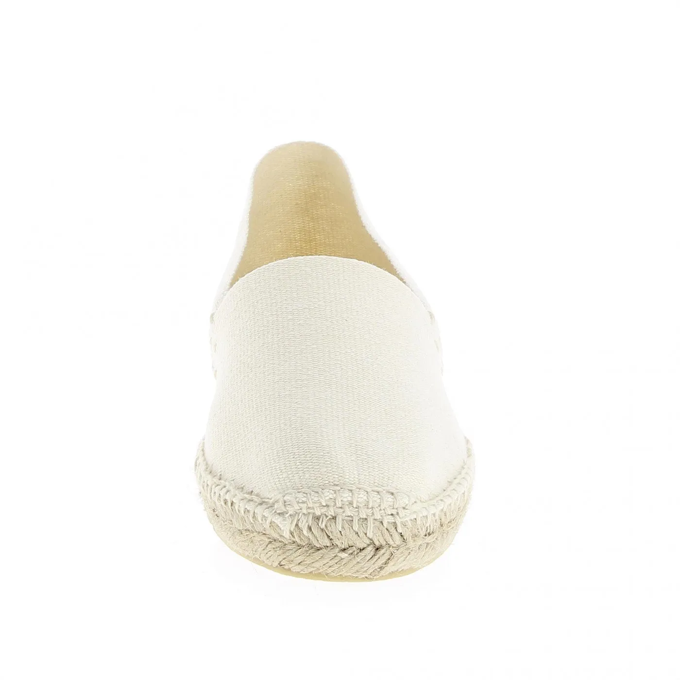 Classic Pale White Espadrilles | Hand-Sewn & 100% Made in France