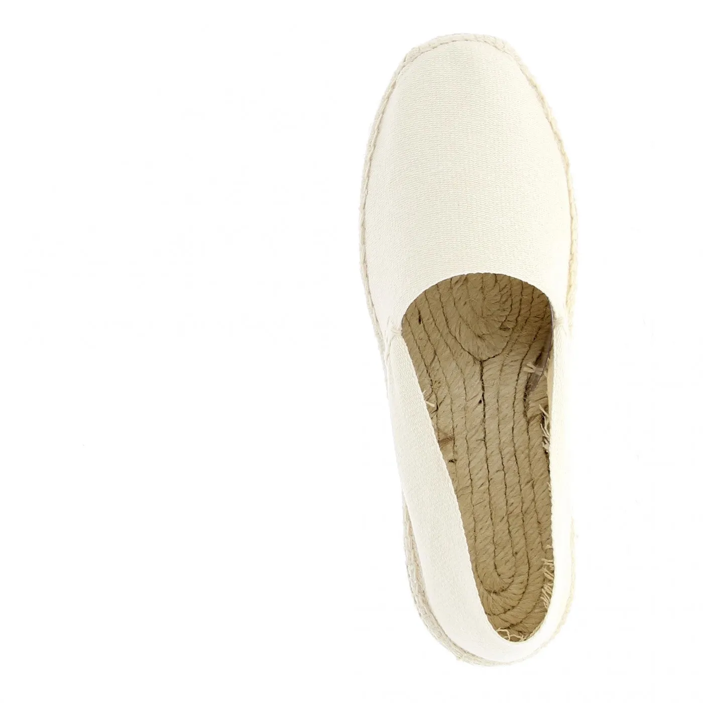 Classic Pale White Espadrilles | Hand-Sewn & 100% Made in France