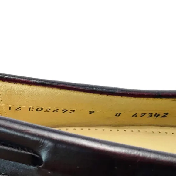 Cole Haan Loafer Tassel Burgundy Shoes