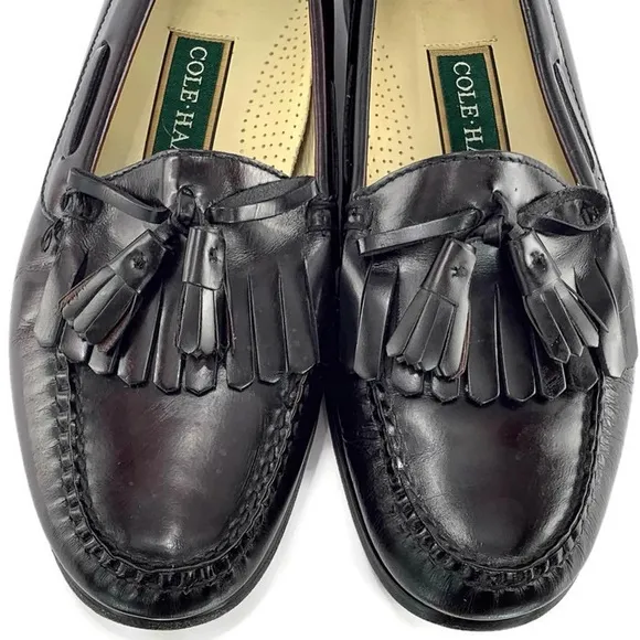 Cole Haan Loafer Tassel Burgundy Shoes