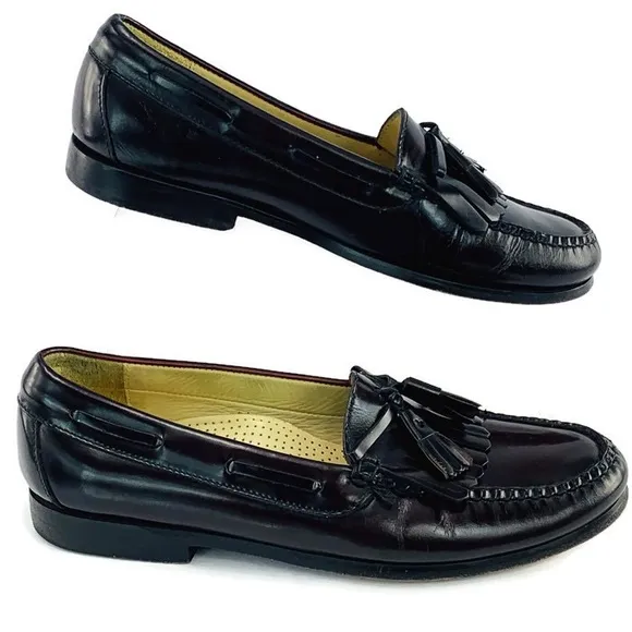 Cole Haan Loafer Tassel Burgundy Shoes