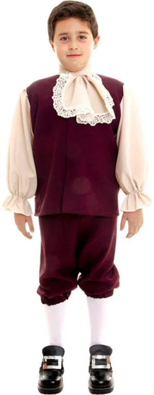 Colonial Boy Large  Costume